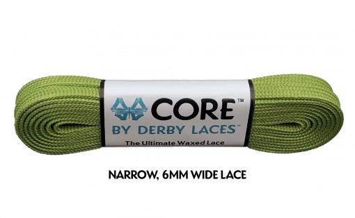 Olive Green Derby CORE Waxed Laces