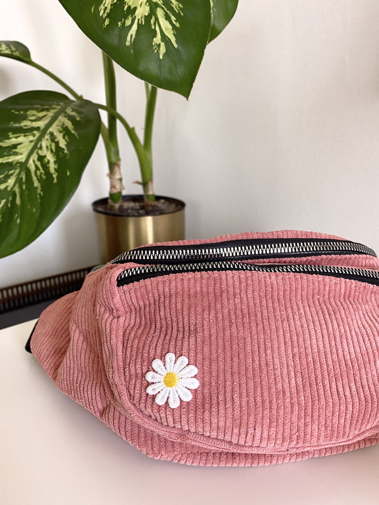 Corduroy Fanny Pack - Blush