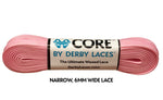 Cotton Candy Pink Derby CORE Waxed Laces