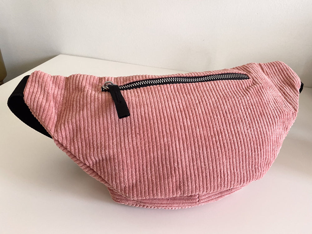 Corduroy Fanny Pack - Blush