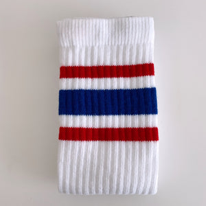 Skater Socks - Royal Blue, Red