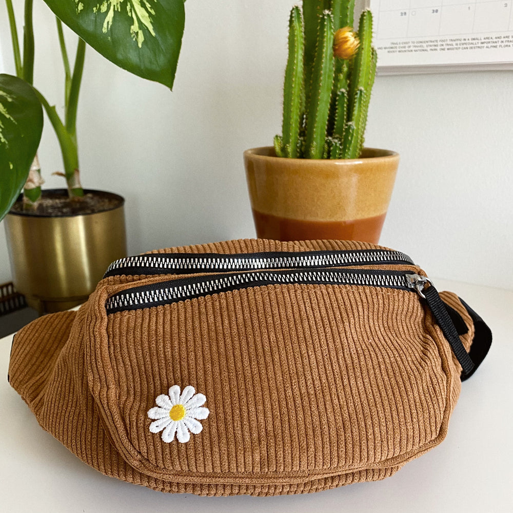 Corduroy Fanny Pack - Toffee