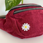 Corduroy Fanny Pack - Pomegranate