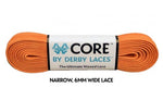 Carrot Orange Derby CORE Waxed Laces